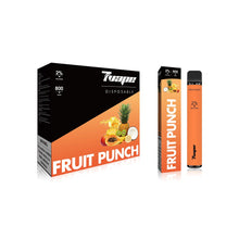 Lade das Bild in den Galerie-Viewer, 7VAPE disposable vape, fruit punch vape, 800 puffs, 2% nicotine, 7-VAPE BAR