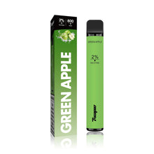 Lade das Bild in den Galerie-Viewer, 7VAPE disposable vape, green apple vape, 800 puffs, 2% nicotine, 7-VAPE BAR