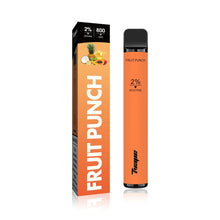 Lade das Bild in den Galerie-Viewer, 7VAPE disposable vape, fruit punch vape, 800 puffs, 2% nicotine, 7-VAPE BAR