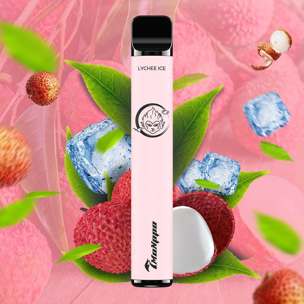 Lychee Ice Disposable Vapes 7Monppo Lychee Ice puff Bar