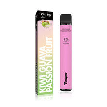 Lade das Bild in den Galerie-Viewer, 7VAPE disposable vape, kiwi guava passion fruit vape, 800 puffs, 2% nicotine, 7-VAPE BAR