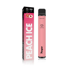 Load image into Gallery viewer, 7VAPE disposable vape, peach ice vape, 800 puffs, 2% nicotine, 7-VAPE BAR
