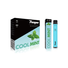 Lade das Bild in den Galerie-Viewer, 7VAPE disposable vape, cool mint vape, 800 puffs, 2% nicotine, 7-VAPE BAR
