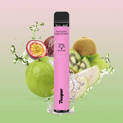 7VAPE disposable vape, kiwi guava passion fruit vape, 800 puffs, 2% nicotine, 7-VAPE BAR