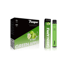 Load image into Gallery viewer, 7VAPE disposable vape, green apple vape, 800 puffs, 2% nicotine, 7-VAPE BAR

