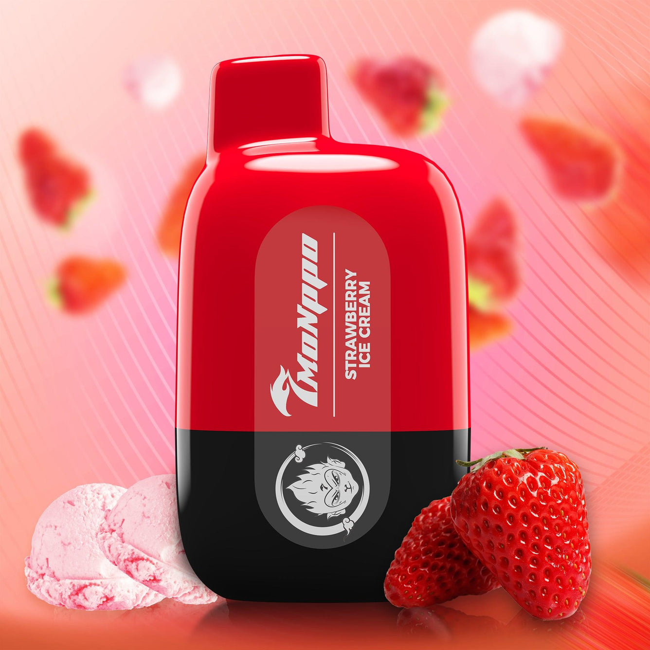 Strawberry Ice Cream Disposable Vape 7Monppo Strawberry Ice Cream Disposable Vape 7Monppo