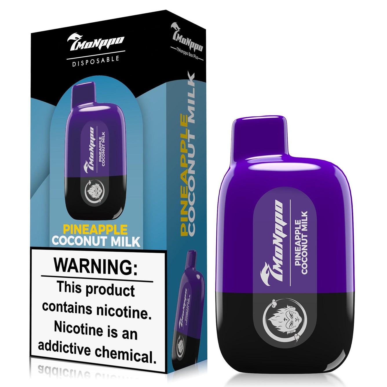Pineapple Coconut Milk Disposable Vape 7Monppo Pineapple Coconut Milk Disposable Vape 7Monppo