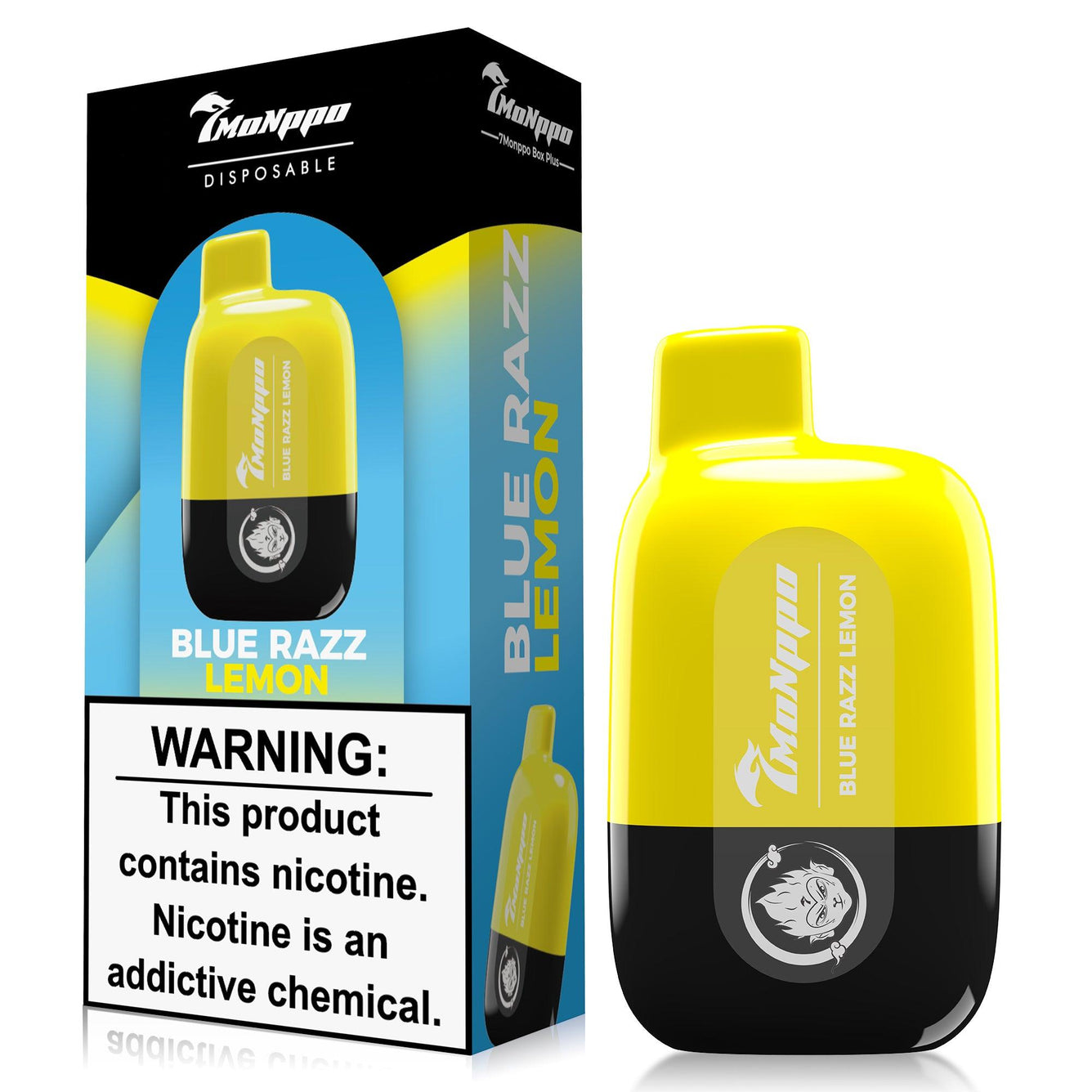 Blue Razz Lemon Disposable Vape – 7Monppo