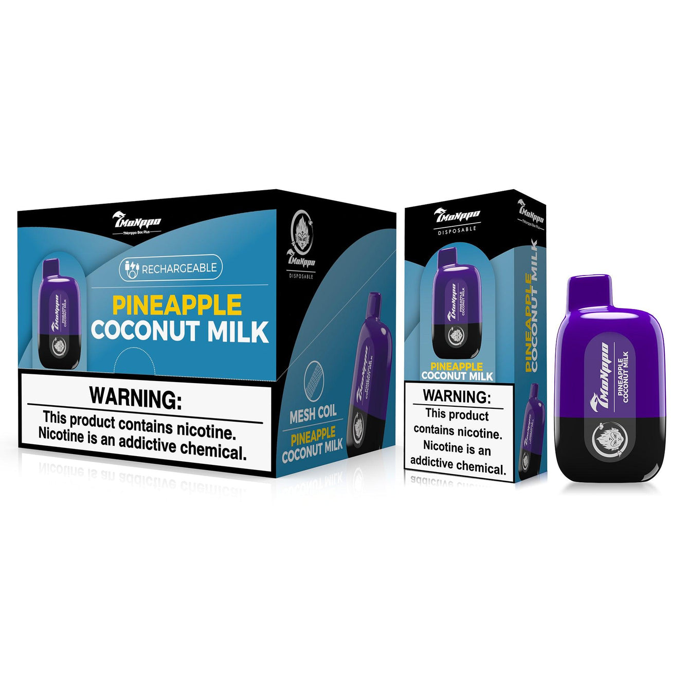 Pineapple Coconut Milk Disposable Vape 7Monppo Pineapple Coconut Milk Disposable Vape 7Monppo