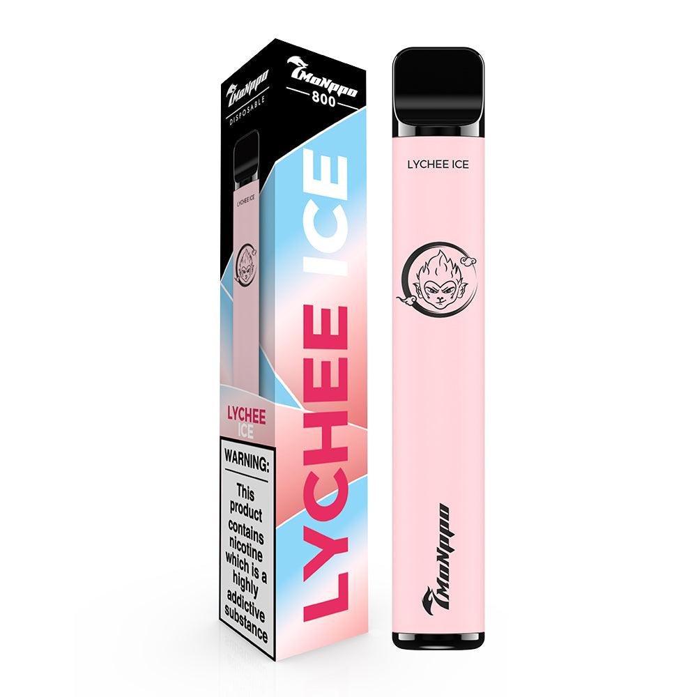 7MONPPO bar, 7monppo, 7monppo disposable vape ,LYCEE ICE VAPE, lychee vape, 800 puffs, 2% nicotine, 7-VAPE BAR, 7VAPE disposable vape 