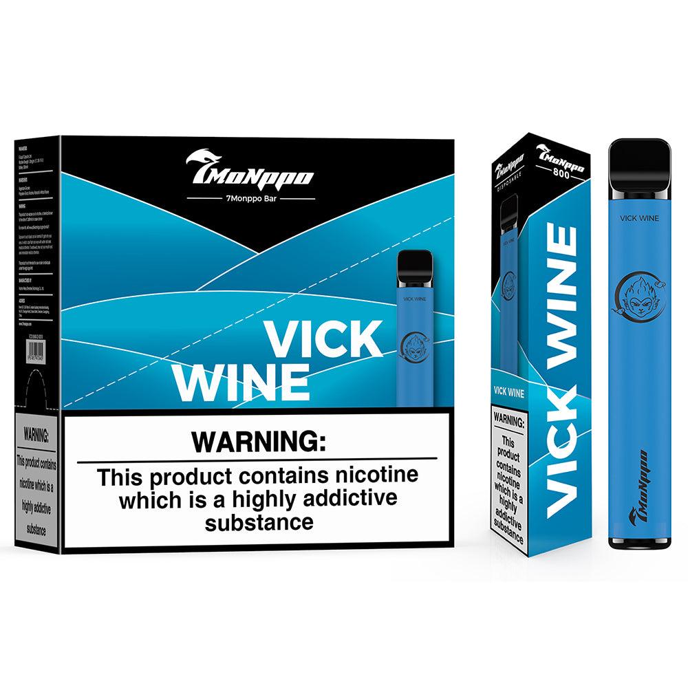Vick Wine Disposable Vape 800Puffs | 7MONPPO BAR 7Monppo Vick Wine Disposable Vape 800Puffs | 7MONPPO BAR 7Monppo