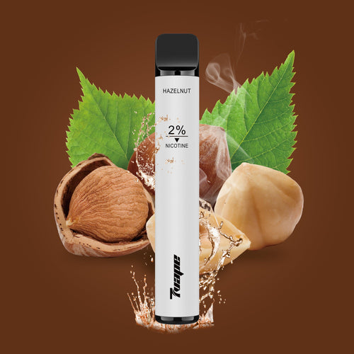 7VAPE disposable vape, hazelnut vape, 800 puffs, 2% nicotine, 7-VAPE BAR