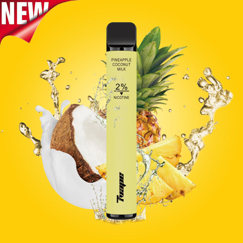 7VAPE disposable vape, Pineapple Coconut Milk, 800 puffs, 2% nicotine, 7-VAPE BAR, vapes, 7vape bar