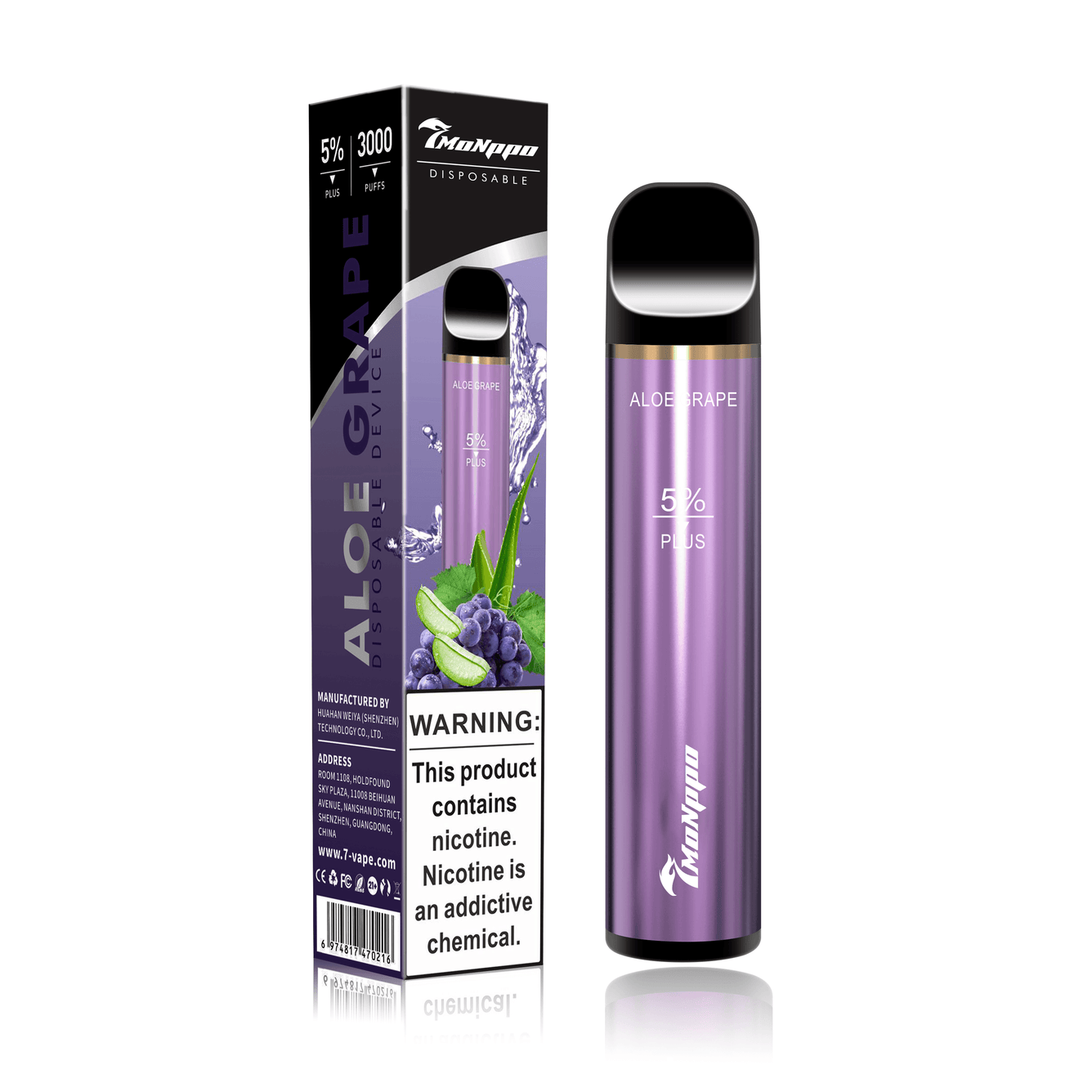 7Monppo Disposable Vapes | Refreshing Aloe and Grape Flavors 7Monppo Disposable Vapes | Refreshing Aloe and Grape Flavors